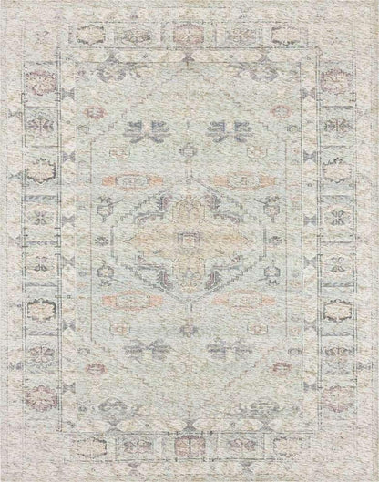 Karastan - Zula Prieska Light Teal 2 4in x 8 Area Rug - R1220-515-028096-IP veiw 1