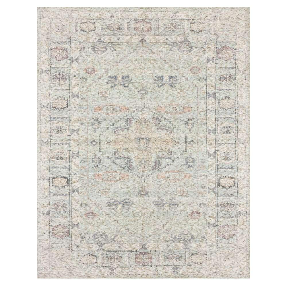 Karastan - Zula Prieska Light Teal 5 x 8 Area Rug - R1220-515-060096-IP veiw 1
