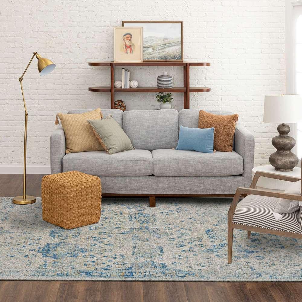 Karastan - Zula Witsand Blue 8 x 10 Area Rug - R1219-404-096120-IP veiw 4