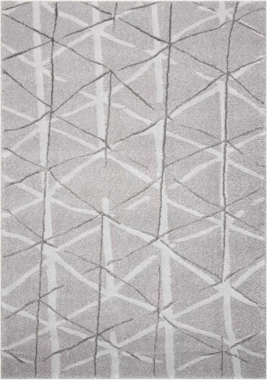 Kathy Ireland Home - Ingenue Area Rug - 53in x 73in Silver - KIH33-99446383952 - CLOSEOUT veiw 1