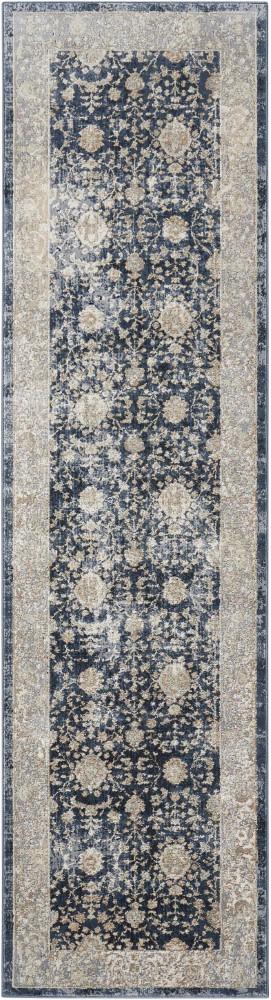 Kathy Ireland Home - Malta Area Rug - 22in x 77in Navy - MAI07-99446375889 - CLOSEOUT veiw 1