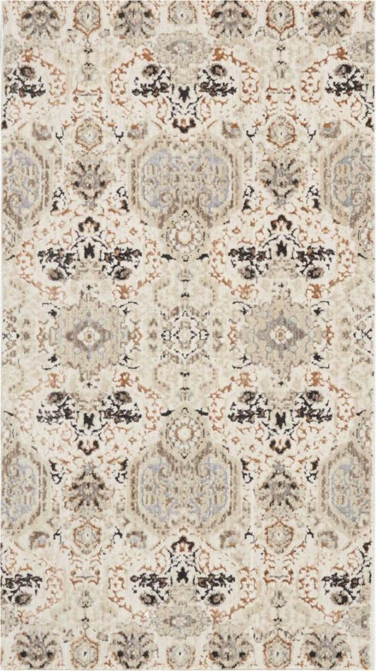 Kathy Ireland Home - Silver Screen Area Rug - 22in x 39in Grey/Slate - KI341-99446017314 - CLOSEOUT veiw 1