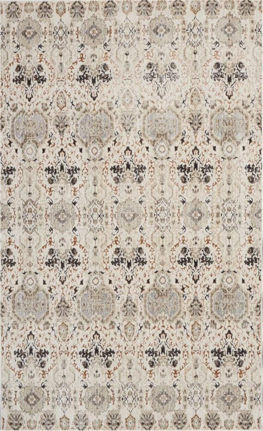 Kathy Ireland Home - Silver Screen Area Rug - 4 x 6 Grey/Slate - KI341-99446022936_CLOSEOUT veiw 1