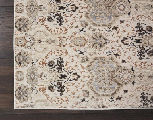 Kathy Ireland Home - Silver Screen Runner Area Rug - 22in x 76in Grey/Slate - KI341-99446021908_CLOSEOUT veiw 2
