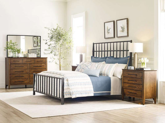 Kincaid Furniture - Abode Sylvan Queen Metal Bed Complete - 269-300P veiw 2