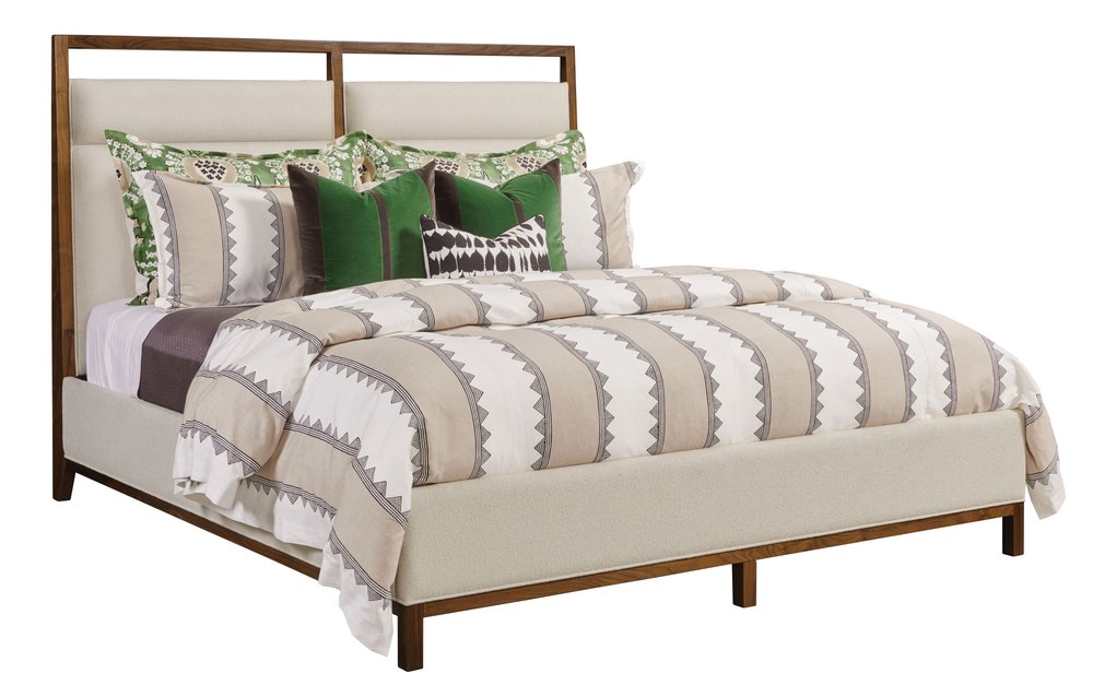 Kincaid Furniture - Abode Warm Brunette Karis California King Upholstered Bed - 269-318P view 1