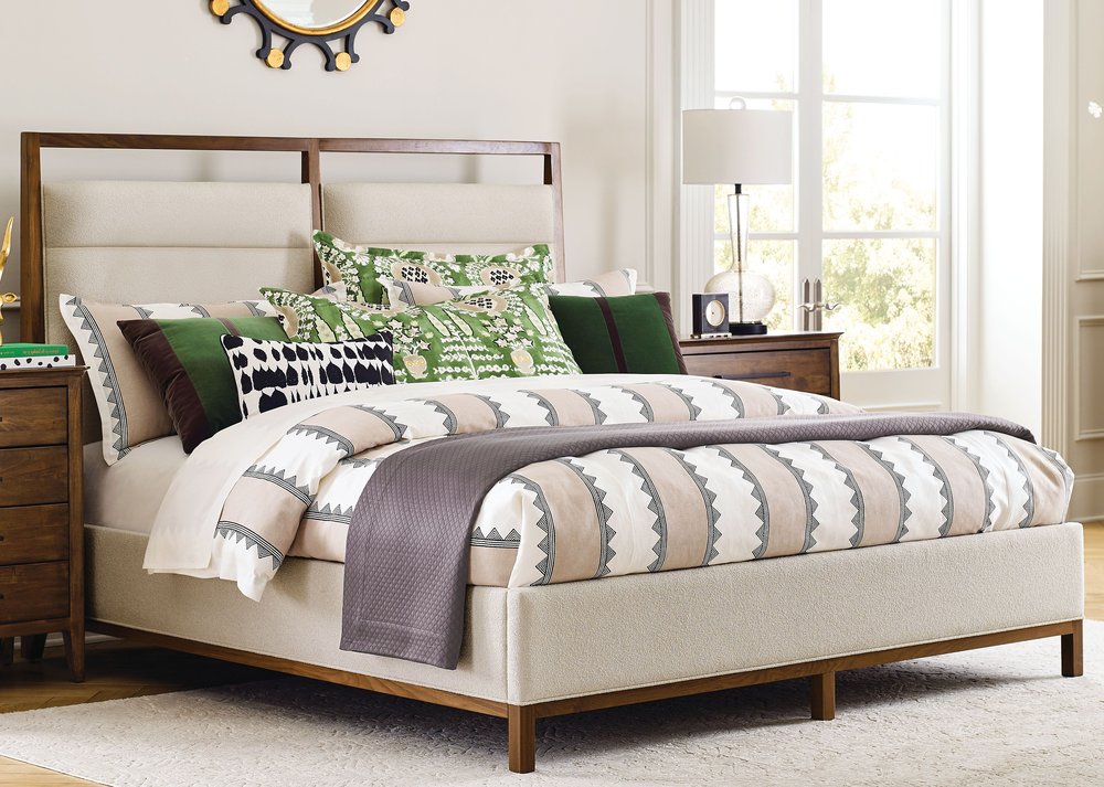 Kincaid Furniture - Abode Warm Brunette Karis California King Upholstered Bed - 269-318P view 2