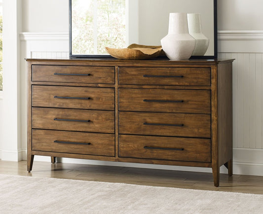 Kincaid Furniture - Abode Warm Brunette Larson Eight Drawer Dresser With Mirror - 269-130020 view 2