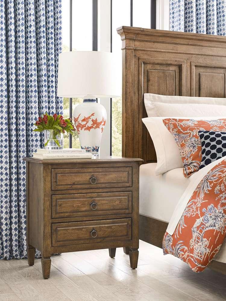 Kincaid Furniture - Ansley Lloyds Three Drawer Nightstand - 024-420_CLOSEOUT-KC veiw 2