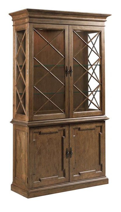 Kincaid Furniture - Ansley Mortimer Display Cabinet - Complete - 024-830P_CLOSEOUT-KC veiw 1