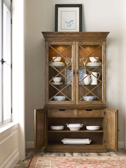 Kincaid Furniture - Ansley Mortimer Display Cabinet - Complete - 024-830P_CLOSEOUT-KC veiw 4