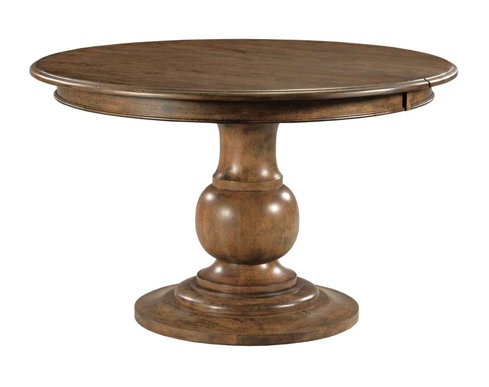 Kincaid Furniture - Ansley Whitson Round Pedestal Dining Table - Complete - 024-701P_CLOSEOUT-KC veiw 1