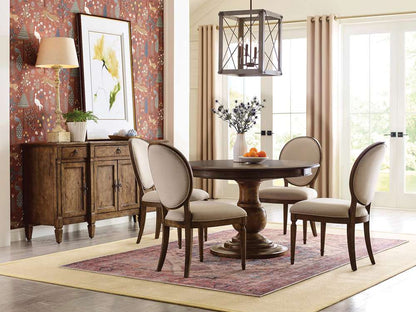 Kincaid Furniture - Ansley Whitson Round Pedestal Dining Table - Complete - 024-701P_CLOSEOUT-KC veiw 2