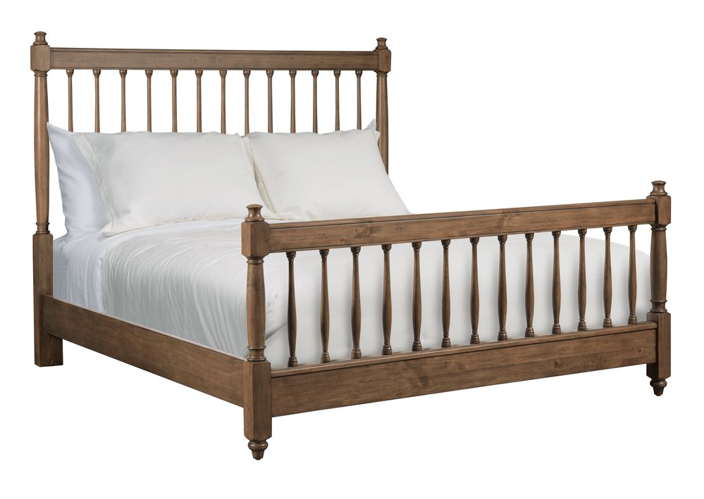 Kincaid Furniture - Arbor Bark Arbor California King Spindle Panel Bed - 537-328BP view 1
