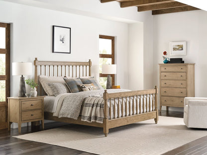 Kincaid Furniture - Arbor Oatmeal Arbor California King Spindle Panel Bed - 537-328OP view 6