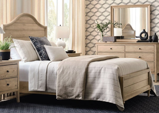 Kincaid Furniture - Arbor Oatmeal Woodlawn King Panel Bed - 537-316OP view 2