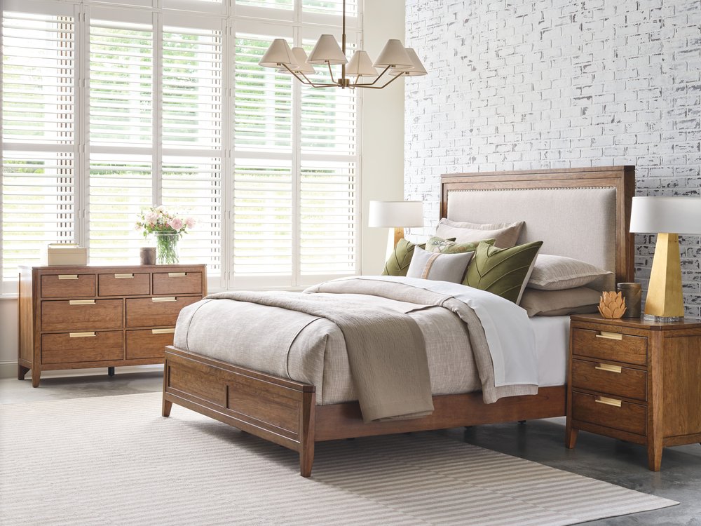 Kincaid Furniture - Aspire Aspire Cherry Affinity King Upholstered Bed - 430-316P view 7