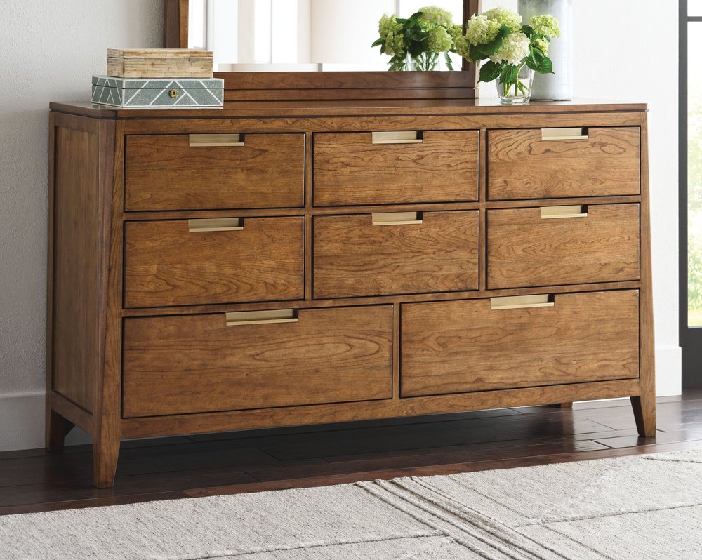 Kincaid Furniture - Aspire Aspire Cherry Profile Dresser With Aspire Landscape Mirror - 430-130040 view 2