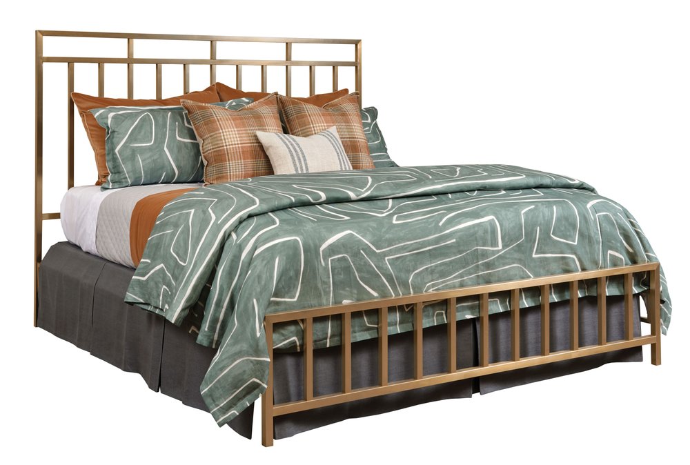 Kincaid Furniture - Aspire Champagne Aspire King Metal Bed - 430-1521P view 1