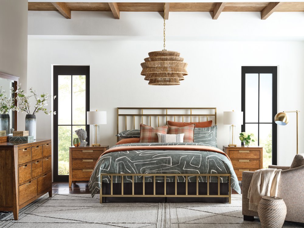 Kincaid Furniture - Aspire Champagne Aspire Queen Metal Bed - 430-1519P view 4