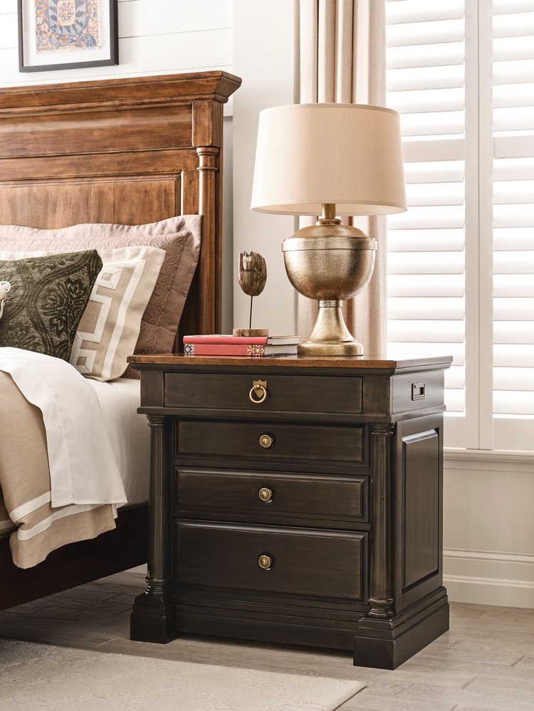 Kincaid Furniture - Bridgetown Bridgetown Black And Heritage Maple Bridgetown Bachelors Chest - 487-422B view 2