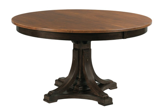 Kincaid Furniture - Bridgetown Bridgetown Black And Heritage Maple Bromefield Extendable Round Dining Table - 487-701BP view 1
