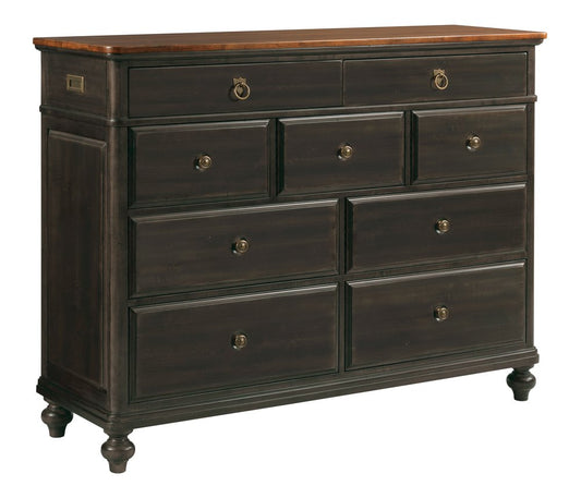 Kincaid Furniture - Bridgetown Bridgetown Black And Heritage Maple Harrison Bureau - 487-210B view 1