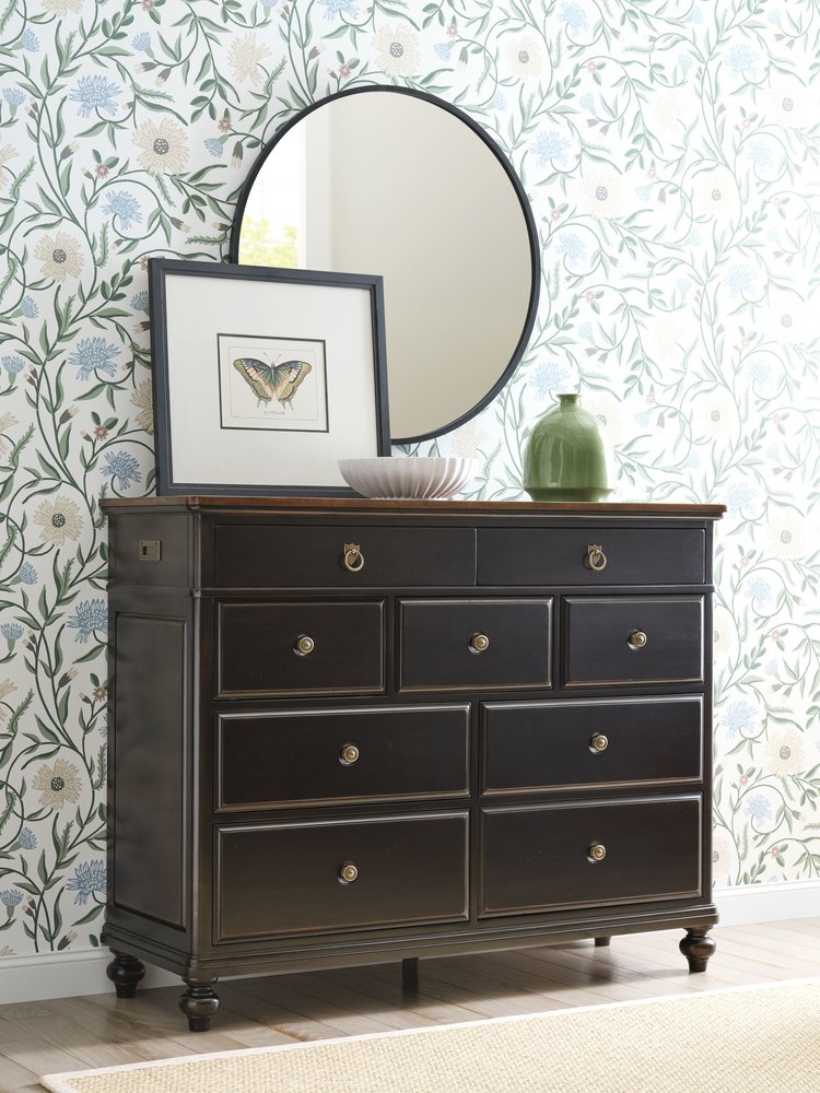 Kincaid Furniture - Bridgetown Bridgetown Black And Heritage Maple Harrison Bureau - 487-210B view 2