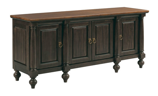 Kincaid Furniture - Bridgetown Bridgetown Black And Heritage Maple Harrison Console Table - 487-585B view 1