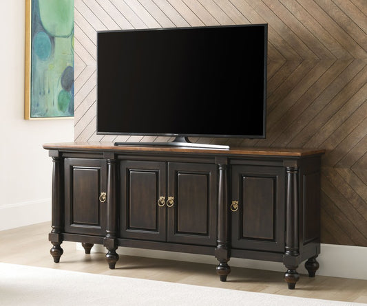 Kincaid Furniture - Bridgetown Bridgetown Black And Heritage Maple Harrison Console Table - 487-585B view 2