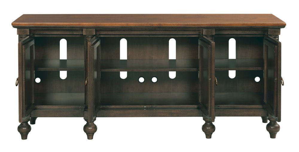 Kincaid Furniture - Bridgetown Bridgetown Black And Heritage Maple Harrison Console Table - 487-585B view 3