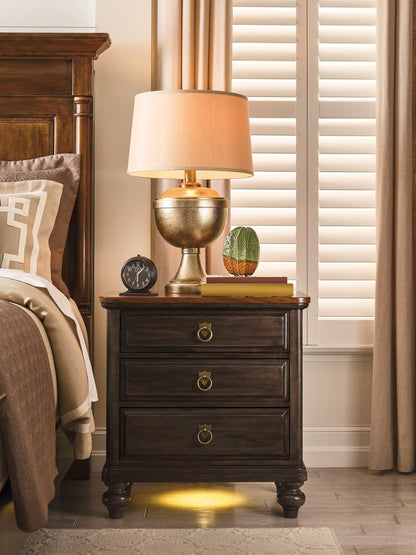Kincaid Furniture - Bridgetown Bridgetown Black And Heritage Maple Harrison Nightstand - 487-420B view 2
