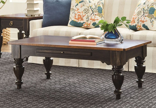 Kincaid Furniture - Bridgetown Bridgetown Black And Heritage Maple Kitridge Rectangular Coffee Table - 487-910B view 2