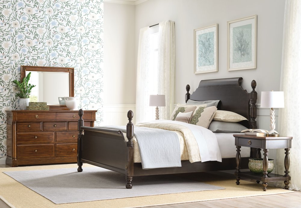 Kincaid Furniture - Bridgetown Bridgetown Black Brighton California King Poster Bed - 487-328BP view 4