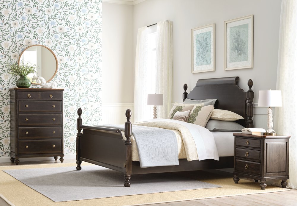 Kincaid Furniture - Bridgetown Bridgetown Black Brighton King Poster Bed - 487-326BP view 8