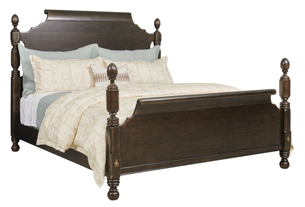Kincaid Furniture - Bridgetown Bridgetown Black Brighton Queen Poster Bed - 487-324BP view 1