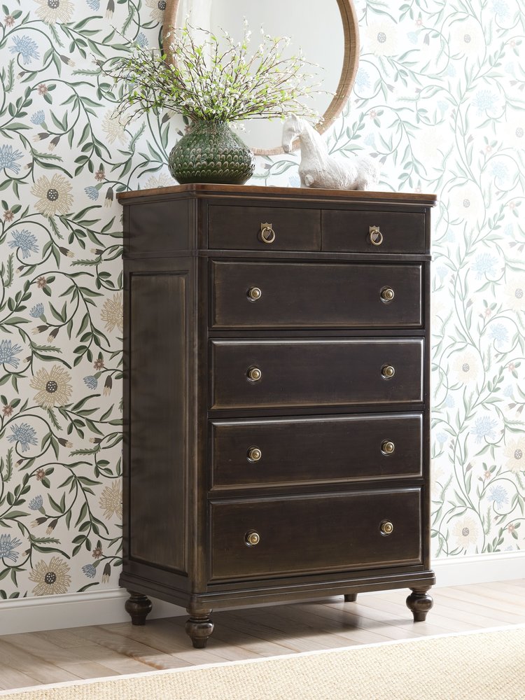 Kincaid Furniture - Bridgetown Bridgetown Black Harrison Drawer Chest - 487-216B view 2