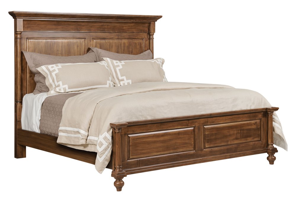 Kincaid Furniture - Bridgetown Heritage Maple Kensington King Panel Bed - 487-306P view 1