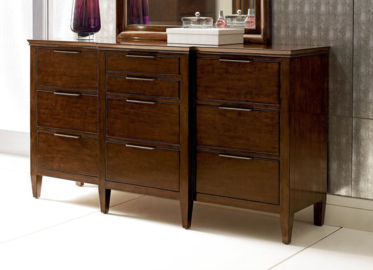 Kincaid Furniture - Elise Amaretto Bristow Dresser With Mirror - 77-160114 view 2