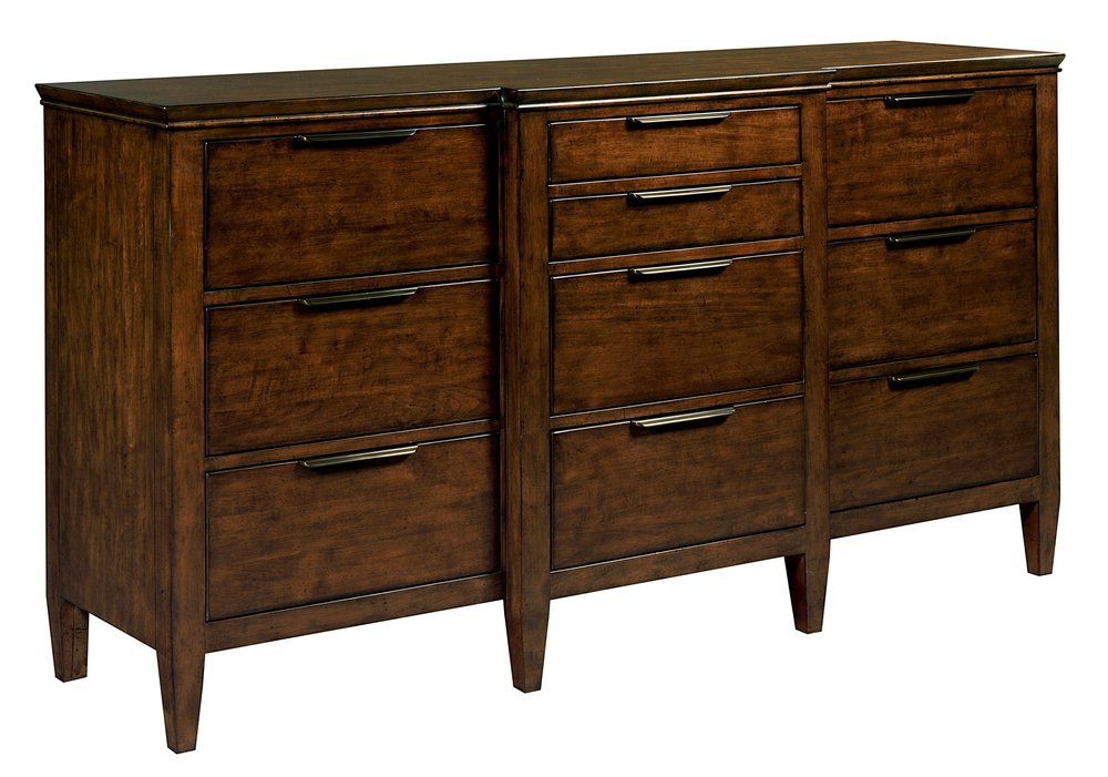 Kincaid Furniture - Elise Amaretto Bristow Dresser With Mirror - 77-160114 view 3