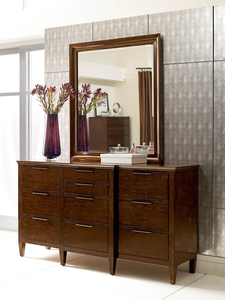 Kincaid Furniture - Elise Amaretto Bristow Dresser With Mirror - 77-160114 view 5