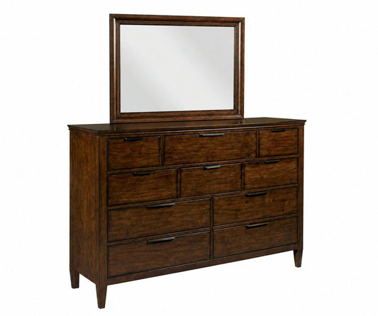 Kincaid Furniture - Elise Amaretto Luccia Bureau With Mirror - 77-161114 view 1