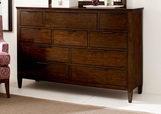 Kincaid Furniture - Elise Amaretto Luccia Bureau With Mirror - 77-161114 view 2