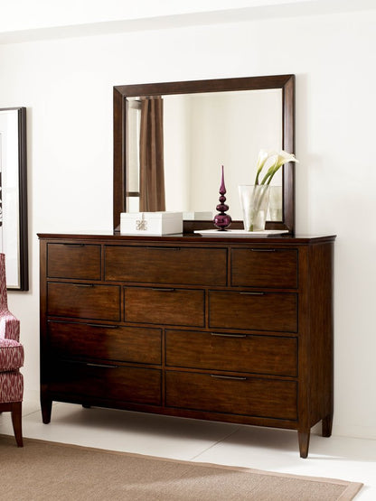 Kincaid Furniture - Elise Amaretto Luccia Bureau With Mirror - 77-161114 view 5