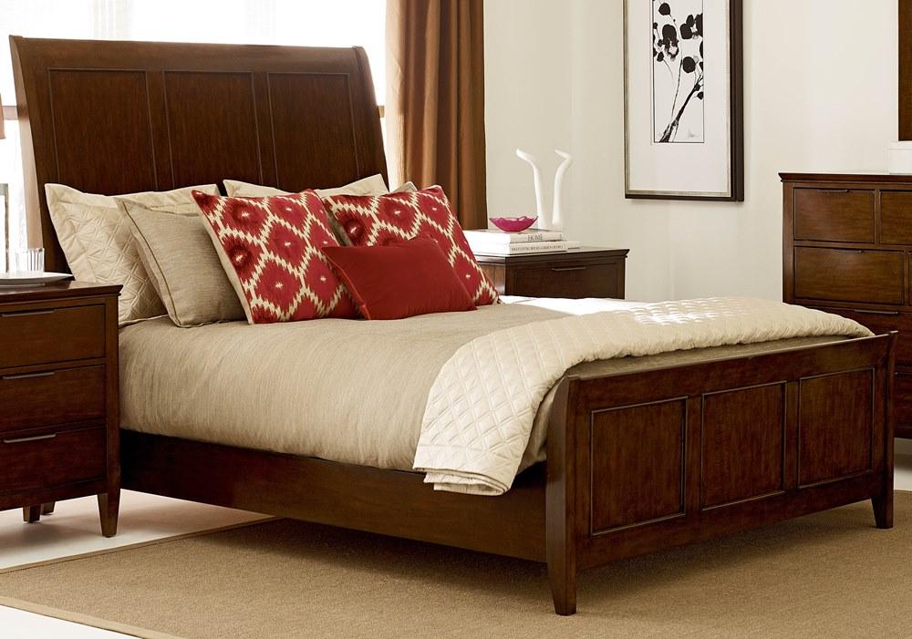 Kincaid Furniture - Elise Caris Sleigh Bed Queen - 77-135P veiw 1