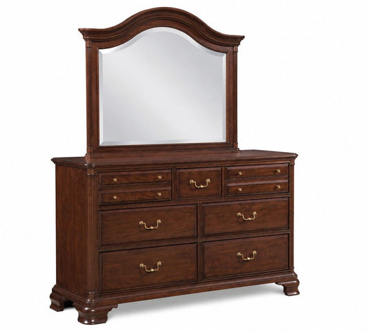 Kincaid Furniture - Hadleigh Classic Cherry Bureau With Landscape Mirror - 607-131020 view 1