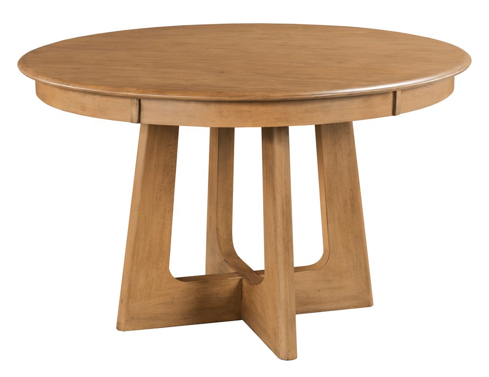 Kincaid Furniture - Kafe Cappuccino 54" Round Pedestal Dining Table - 317-708C view 1