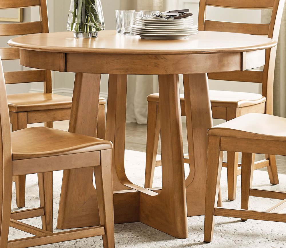 Kincaid Furniture - Kafe Cappuccino 54" Round Pedestal Dining Table - 317-708C view 2