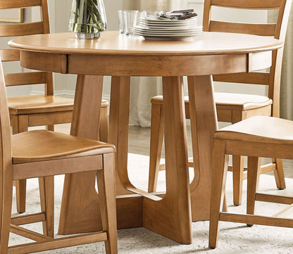 Kincaid Furniture - Kafe Cappuccino 54" Round Pedestal Dining Table - 317-708C view 2