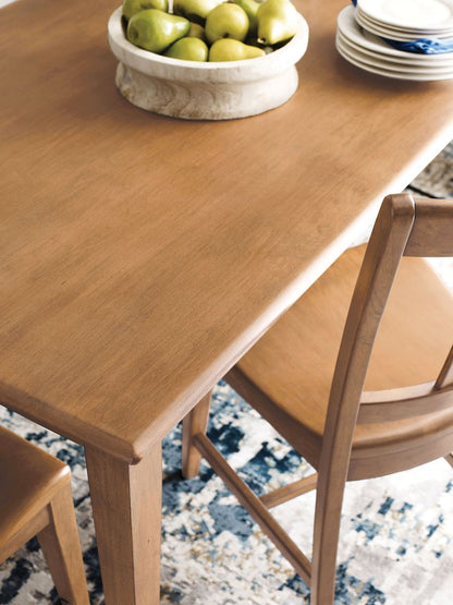 Kincaid Furniture - Kafe Cappuccino 60" Rectangular Leg Dining Table - 317-744C view 2